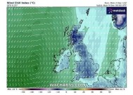 英国降雪：恐怖地图显示东方野兽带着零下9摄氏度的北极寒风归来