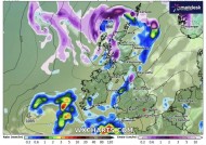 寒冷的英国降雪地图显示了每小时2厘米的北极风暴袭击英国的确切日期